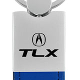 Acura TLX Duo Leather / Chrome Key Chain Fob - Official Licensed