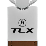 Acura TLX Duo Leather / Chrome Key Chain Fob - Official Licensed