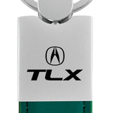 Acura TLX Duo Leather / Chrome Key Chain Fob - Official Licensed