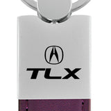 Acura TLX Duo Leather / Chrome Key Chain Fob - Official Licensed