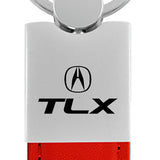 Acura TLX Duo Leather / Chrome Key Chain Fob - Official Licensed