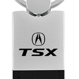 Acura TSX Duo Leather / Chrome Key Chain Fob - Official Licensed