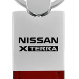 Nissan Xterra Duo Leather / Chrome Key Chain Fob - Official Licensed