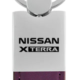 Nissan Xterra Duo Leather / Chrome Key Chain Fob - Official Licensed