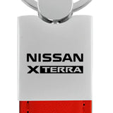 Nissan Xterra Duo Leather / Chrome Key Chain Fob - Official Licensed