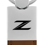 Nissan Z (New) Duo Leather / Chrome Key Chain Fob - Official Licensed