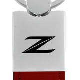 Nissan Z (New) Duo Leather / Chrome Key Chain Fob - Official Licensed