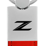 Nissan Z (New) Duo Leather / Chrome Key Chain Fob - Official Licensed