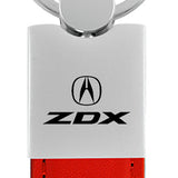 Acura ZDX Duo Leather / Chrome Key Chain Fob - Official Licensed