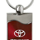 Toyota 4Runner Rectangular Wave Key Chain Fob - Official Licensed
