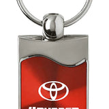 Toyota 4Runner Rectangular Wave Key Chain Fob - Official Licensed