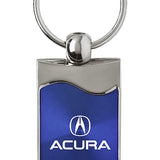 Acura Rectangular Wave Key Chain Fob - Official Licensed