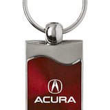 Acura Rectangular Wave Key Chain Fob - Official Licensed