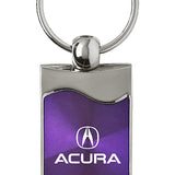 Acura Rectangular Wave Key Chain Fob - Official Licensed