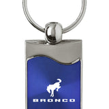 Ford Bronco 2020 Rectangular Wave Key Chain Fob - Official Licensed