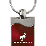 Ford Bronco 2020 Rectangular Wave Key Chain Fob - Official Licensed