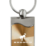 Ford Bronco 2020 Rectangular Wave Key Chain Fob - Official Licensed