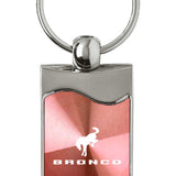 Ford Bronco 2020 Rectangular Wave Key Chain Fob - Official Licensed