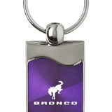 Ford Bronco 2020 Rectangular Wave Key Chain Fob - Official Licensed