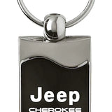 Jeep Cherokee Rectangular Wave Key Chain Fob - Official Licensed