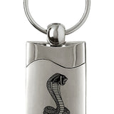 Ford Mustang Cobra Rectangular Wave Key Chain Fob - Official Licensed