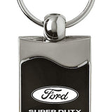 Ford Super Duty Rectangular Wave Key Chain Fob - Official Licensed