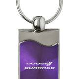 Dodge Durango Rectangular Wave Key Chain Fob - Official Licensed