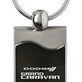 Dodge Grand Caravan Rectangular Wave Key Chain Fob - Official Licensed