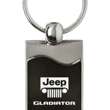 Jeep Gladiator Rectangular Wave Key Chain Fob - Official Licensed