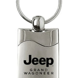 Jeep Grand Wagoneer Rectangular Wave Key Chain Fob - Official Licensed