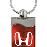 Honda (H Only) Rectangular Wave Key Chain Fob - Official Licensed