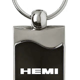 Mopar Hemi Rectangular Wave Key Chain Fob - Official Licensed