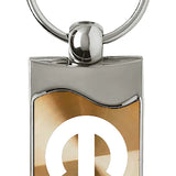 Mopar Rectangular Wave Key Chain Fob - Official Licensed