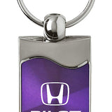 Honda Pilot Rectangular Wave Key Chain Fob - Official Licensed