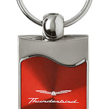 Ford Thunderbird Rectangular Wave Key Chain Fob - Official Licensed