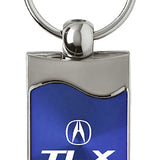Acura TLX Rectangular Wave Key Chain Fob - Official Licensed