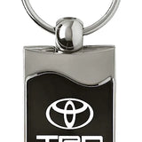Toyota TRD Rectangular Wave Key Chain Fob - Official Licensed