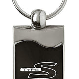 Acura Type-S Rectangular Wave Key Chain Fob - Official Licensed