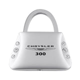 Chrysler 300 Jeweled Purse Key Chain Fob - Silver - Official Licensed