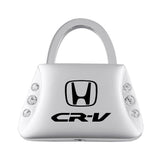 Honda CR-V Jeweled Purse Key Chain Fob - Silver - Official Licensed