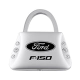 Ford F-150 Jeweled Purse Key Chain Fob - Silver - Official Licensed
