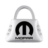 Mopar Jeweled Purse Key Chain Fob - Silver - Official Licensed
