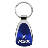 RSX Teardrop Key Chain Fob - Blue - Official Licensed