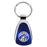Super Bee Teardrop Key Chain Fob - Blue - Official Licensed