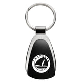 Plymouth Teardrop Key Chain Fob - Black - Official Licensed