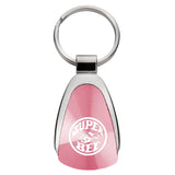Super Bee Teardrop Key Chain Fob - Pink - Official Licensed