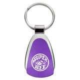 Super Bee Teardrop Key Chain Fob - Purple - Official Licensed