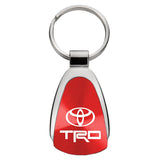 TRD Teardrop Key Chain Fob - Red - Official Licensed