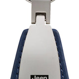 Jeep Gladiator Leather Teardrop Key Chain Fob - Official Licensed