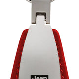 Jeep Gladiator Leather Teardrop Key Chain Fob - Official Licensed